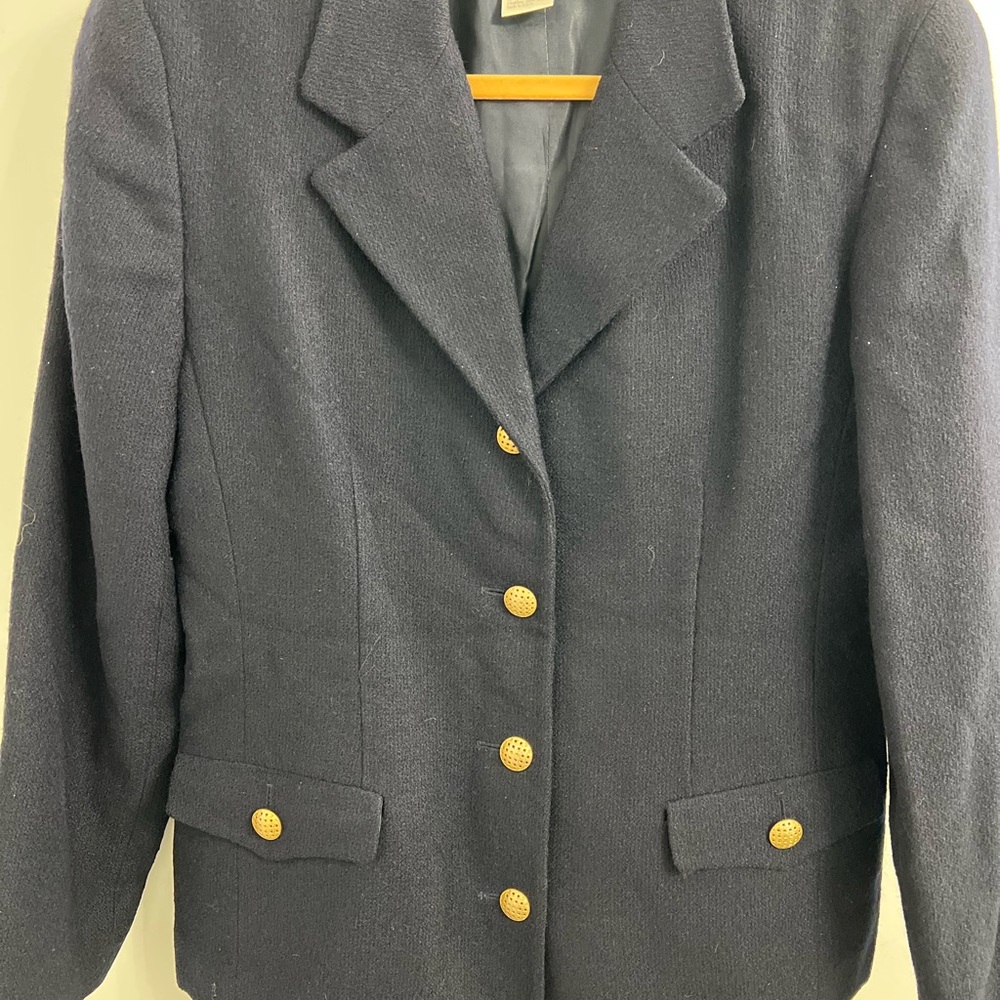 Navy Blue Talbots Blazer Size: 12